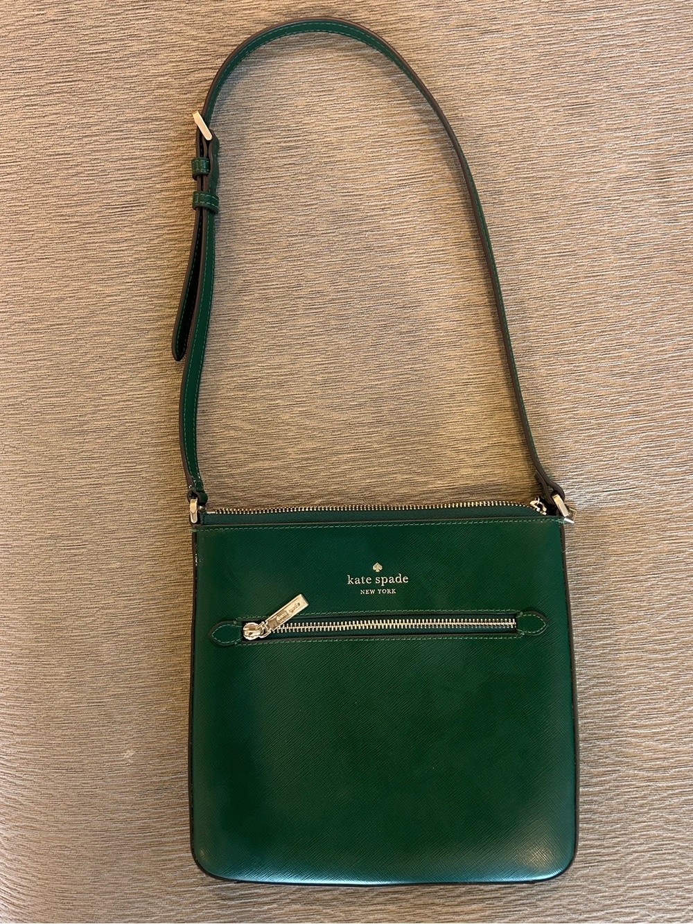 kate spade Green Leather Shoulder Bag
